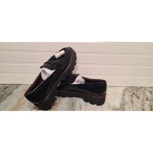 Franco Sarto Womens Balinna Black Platform Tassel Loafers Size 6 NWT